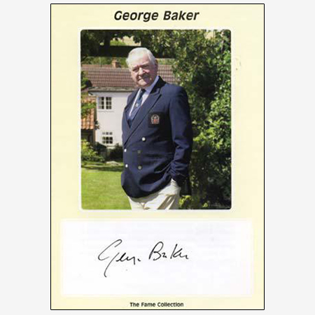 George Baker Autograph