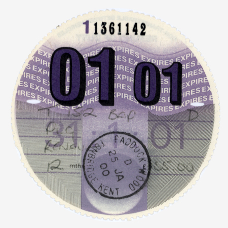 Original 20-year-old tax disc plus 16-page publication